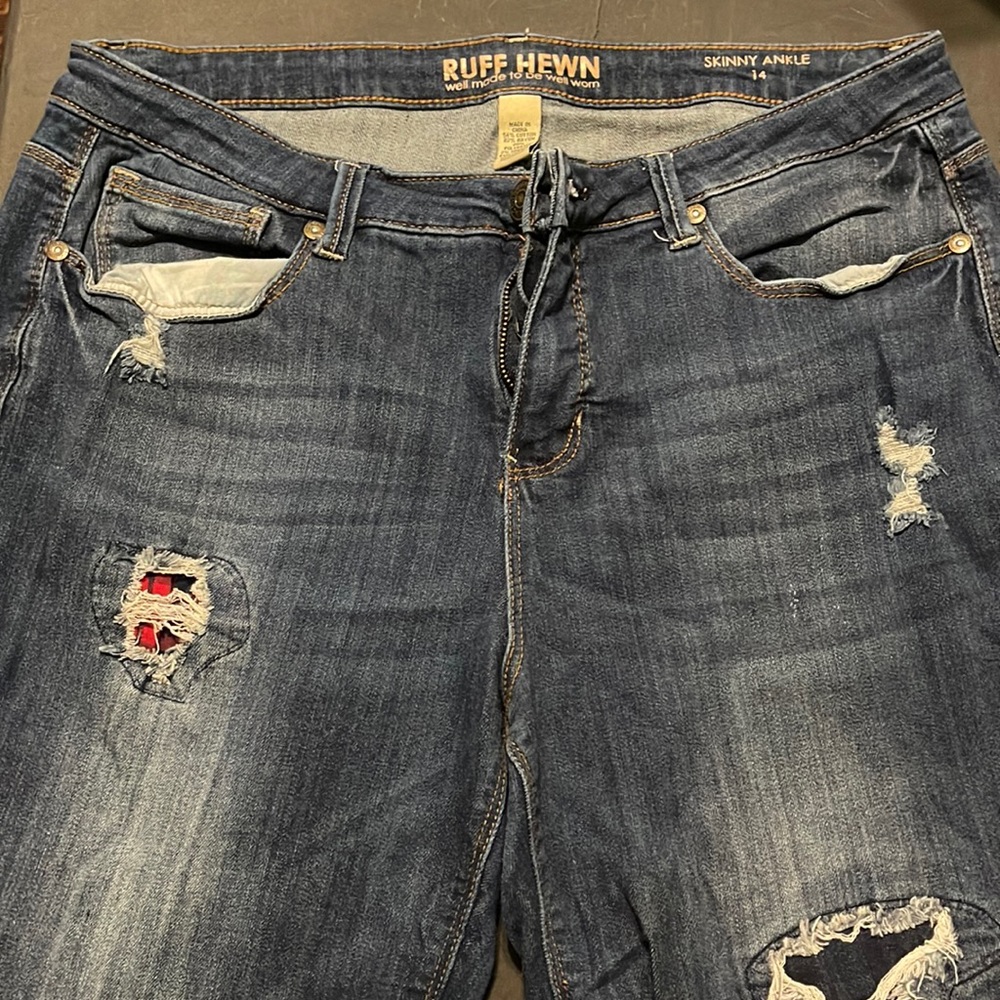 Ruff Hewn skinny ankle jeans